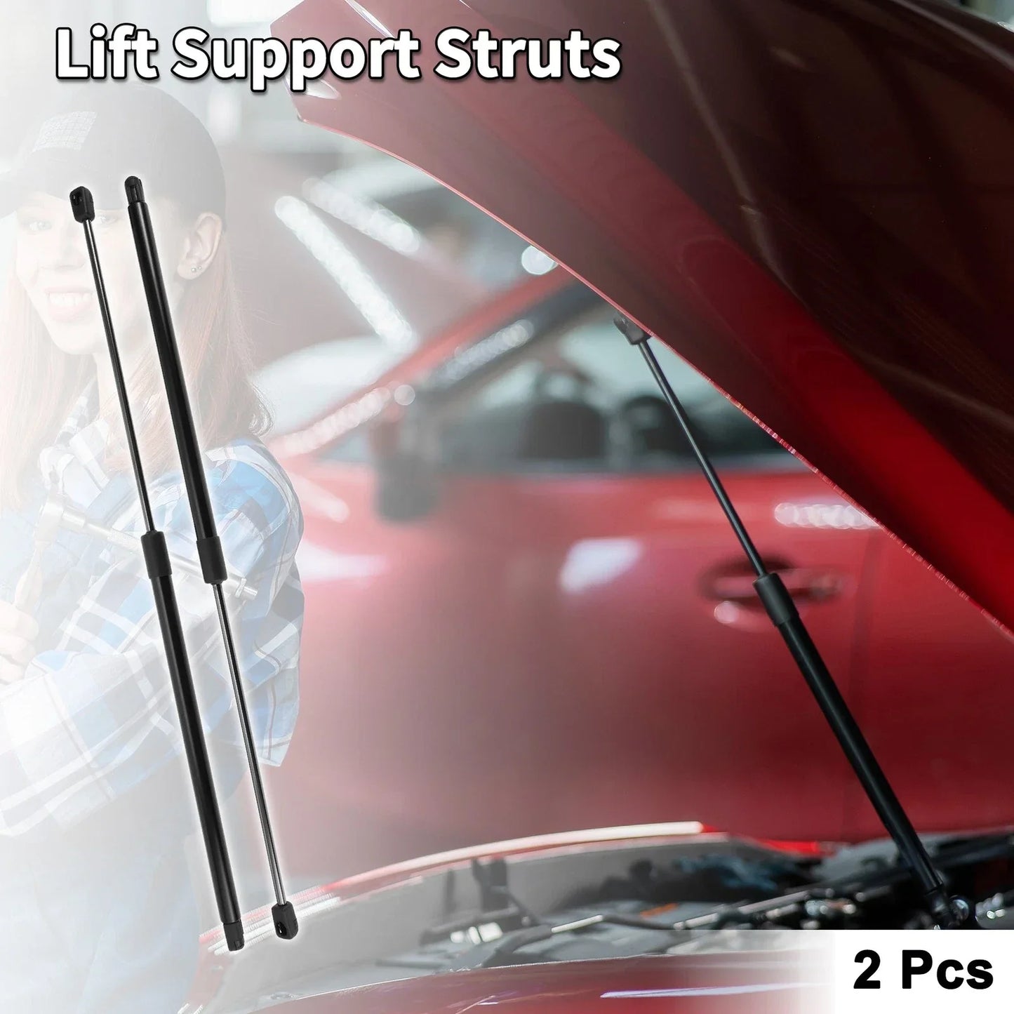 Hood Lift Supports Struts for Chevrolet HHR (2006-2011)