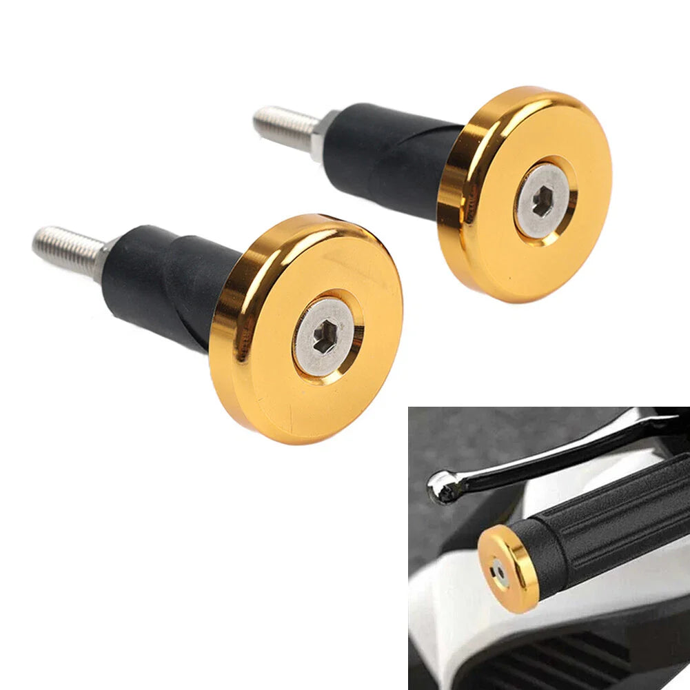 7/8'' 1'' Handlebar Grips & End Cap Slider Plug for Gold Motor