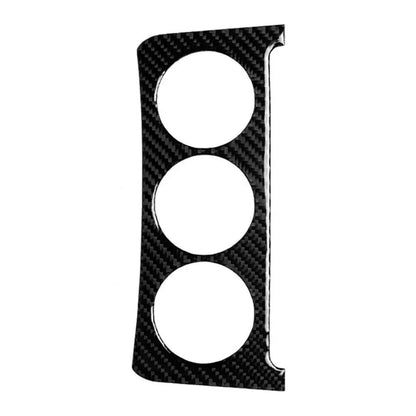 Carbon Fiber Central Console Knob Cover Trim for Nissan 350Z (2003-2009)