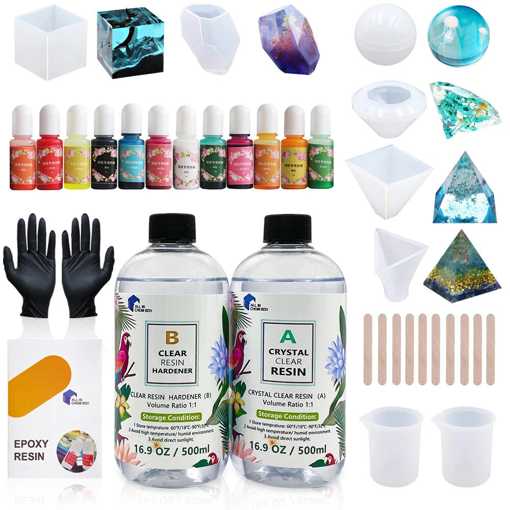 Epoxy Resin UV Color Pigment Paste for Art & DIY (1:1)