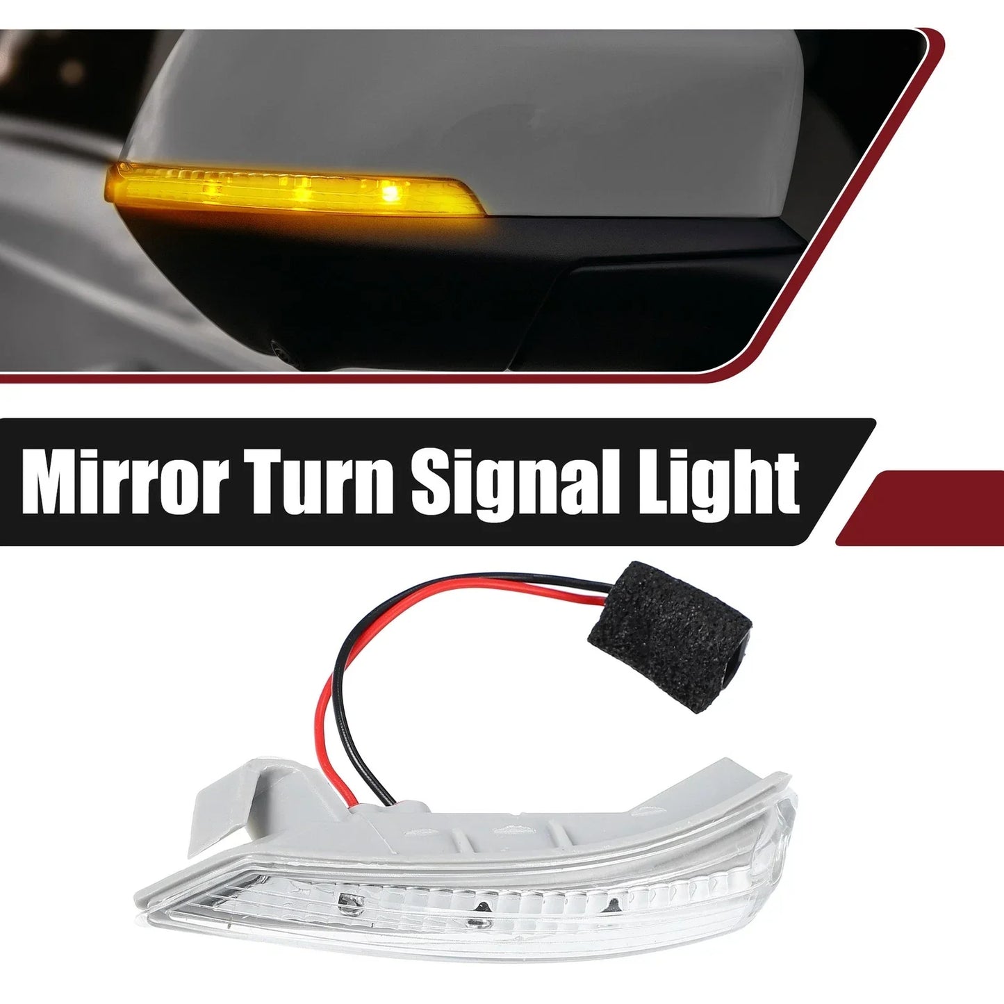 LED Left Side Mirror Turn Signal Light for Chrysler Dodge (2011-2019)