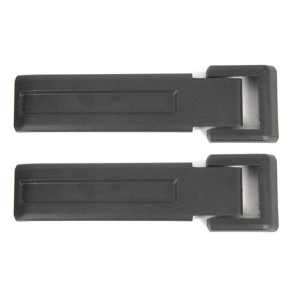 Upper Rear Tailgate Hinge Covers Black for Jeep Wrangler JK (2007-2018)