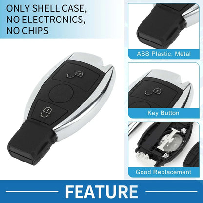 Keyless Entry Remote Key Shell Case for Mercedes-Benz A Class (2004-2010)