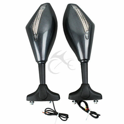 LED Turn Signals Rearview Mirrors for Honda CBR600F1-F4i (1987-2006)