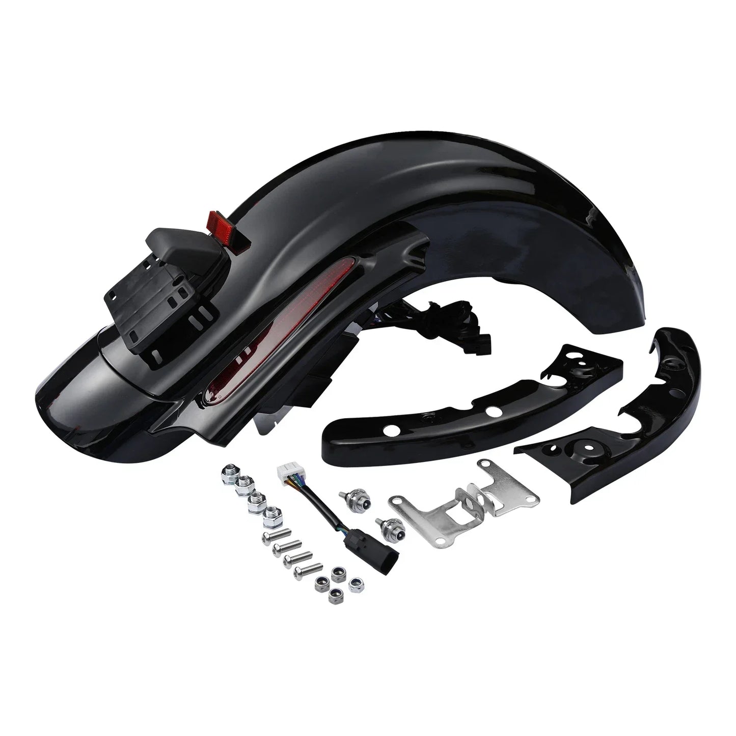 Rear Fender LED Light System for Harley CVO Street Road King Glide (2009-2013)