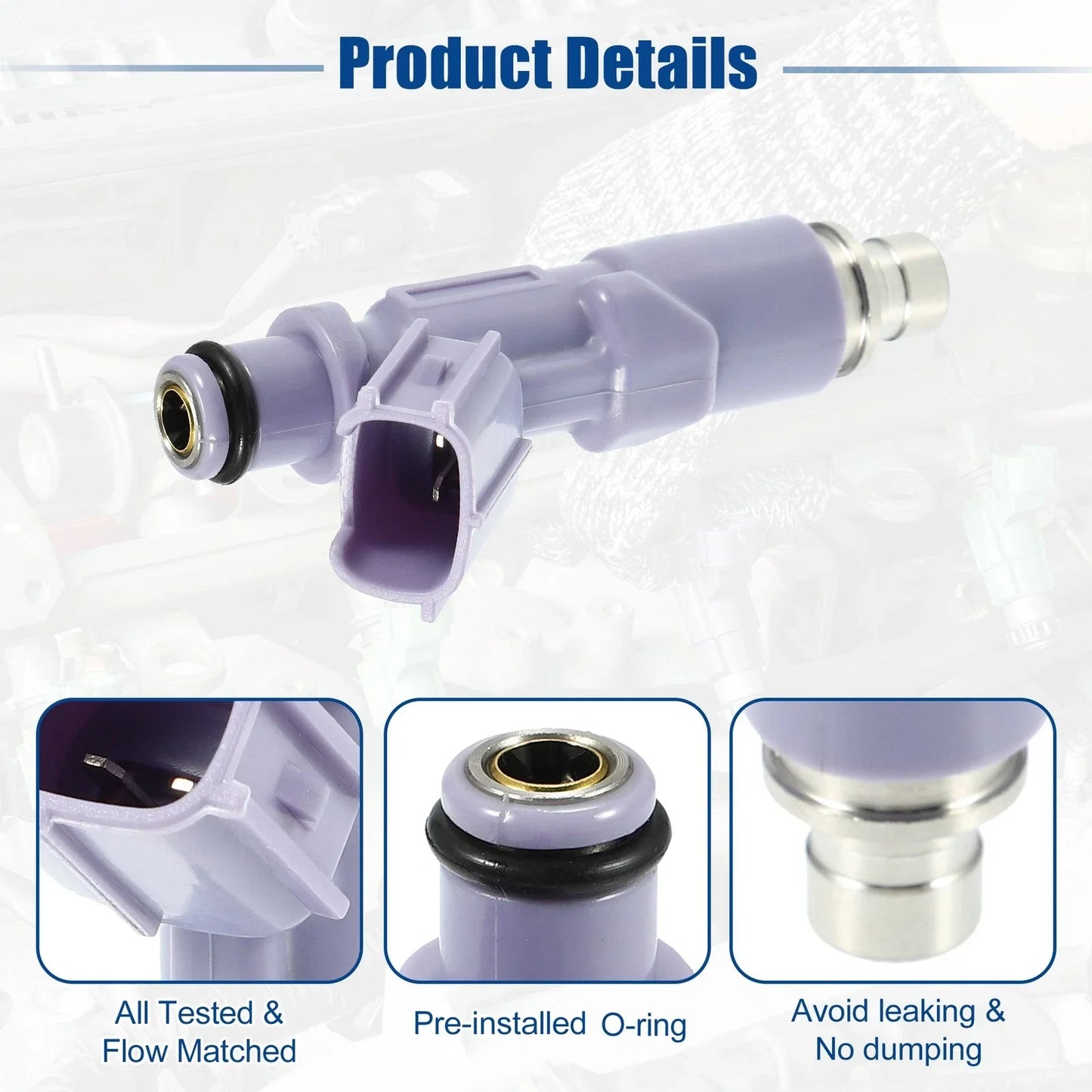 6 x Fuel Injector Nozzles for Lexus IS300 (1999-2005) 3.0L