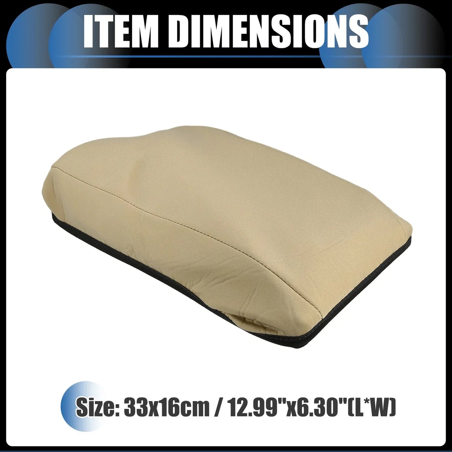 Armrest Protector Cover for Hyundai Santa Fe 2019-2020 Neoprene Light Brown