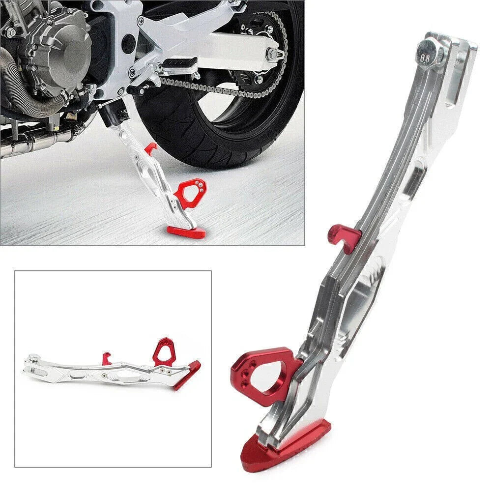 CNC Foot Side Stand Support Leg Kickstand for Motorcycle Universal
