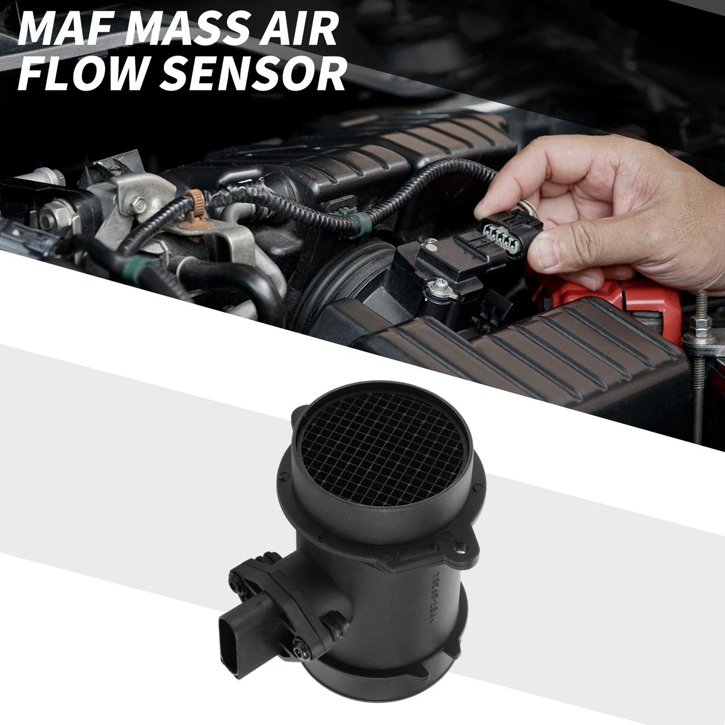 MAF Mass Air Flow Sensor for Mercedes-Benz C280 L6 2.8L (1994-1997)