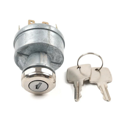 Ignition Switch w/ 2 Keys for John Deere Loader 210C 310C 310E 310G