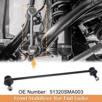 2 x Front Sway Bar Links Stabilizer Kit for Honda Stream (2000-2006)