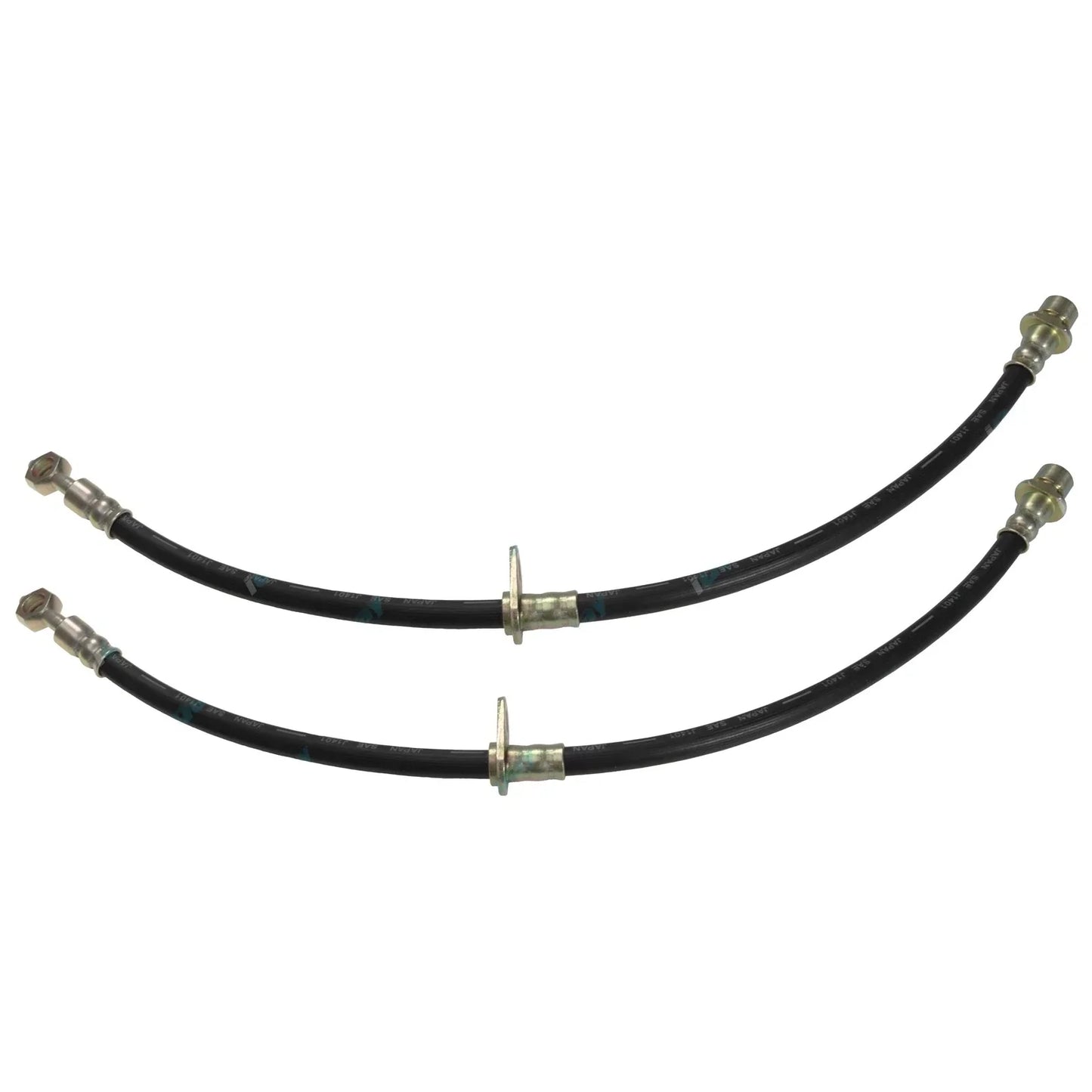 Pair of Front Caliper Brake Hoses for Toyota RAV4 SXA10 SXA11 2.0L 3S-FE 1994~00