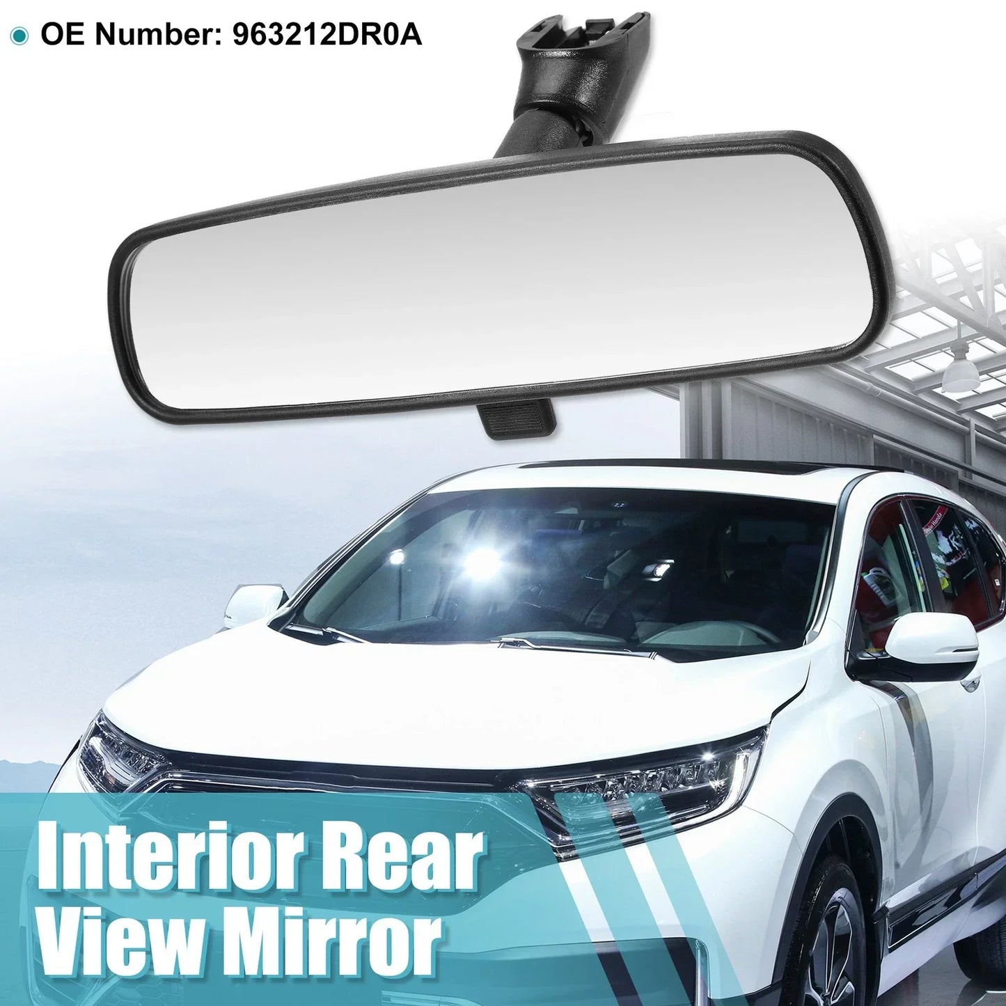 Black Inner Rearview Mirror for Nissan Altima (2013-2018)