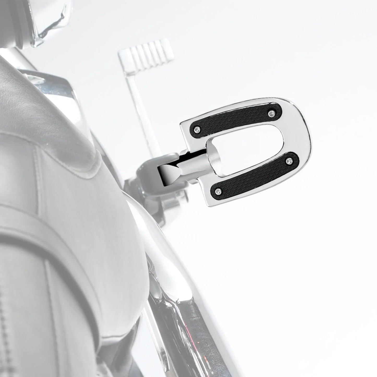 Chrome Passenger Footpeg Pegs for Harley Softail Fat Boy Low Rider (2018-2025)