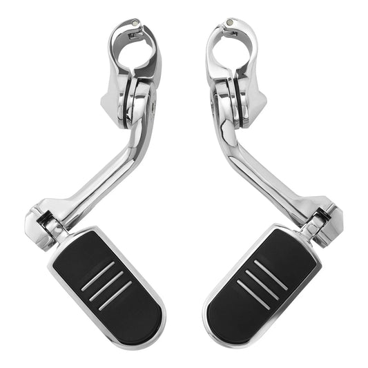 1 x Passenger Footboards & 1 1/4" Footpeg Mounts for Harley Touring (1993-2025)