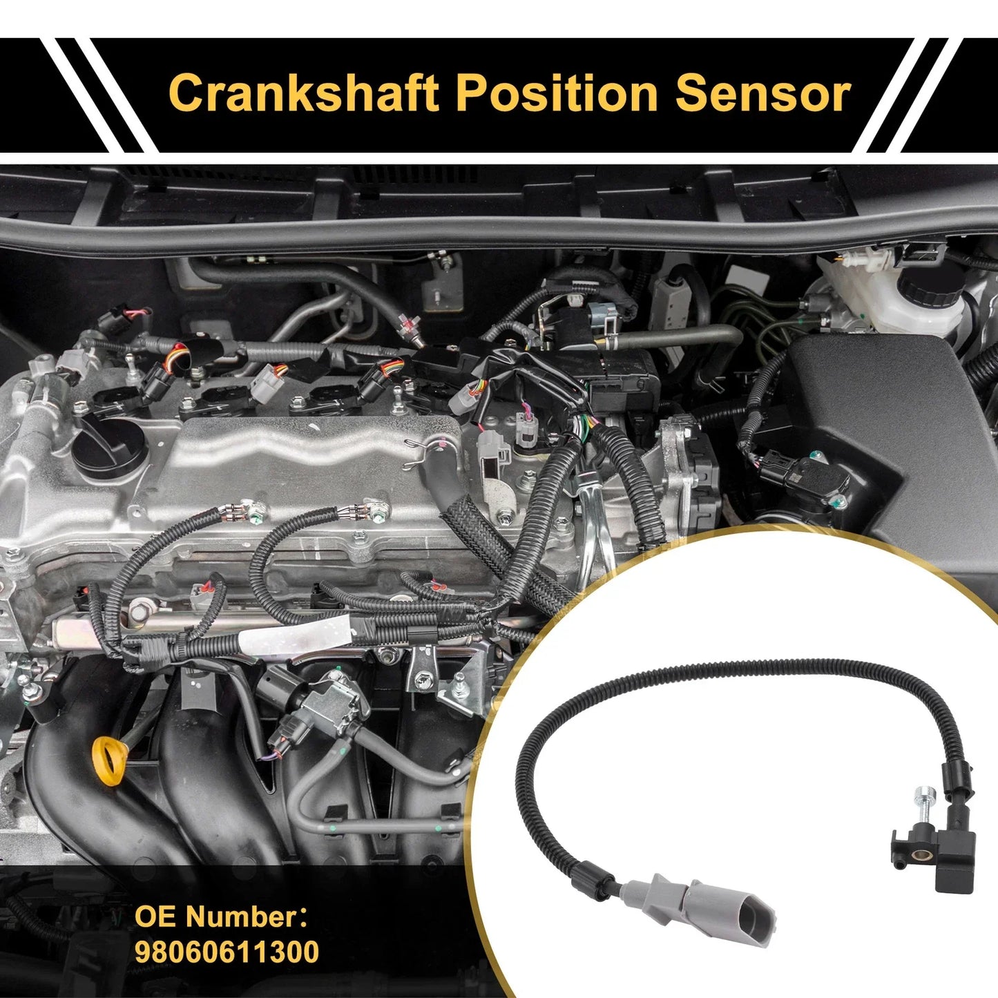 Crankshaft Position Sensor for Porsche Carrera GT 5.7L (2004-2006)