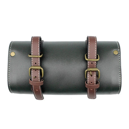 Universal Motorcycle Front Fork Tool Bag Pouch Saddle Bag - Black