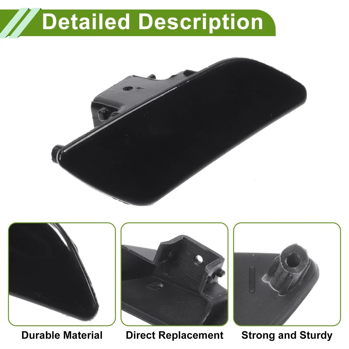 Washer Nozzle Cover for Porsche Panamera 2014-2016 Black
