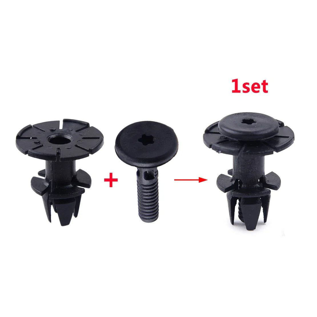 Set of 5 Side Skirts Mounting Clips for BMW E90 E90N (2006-2013)
