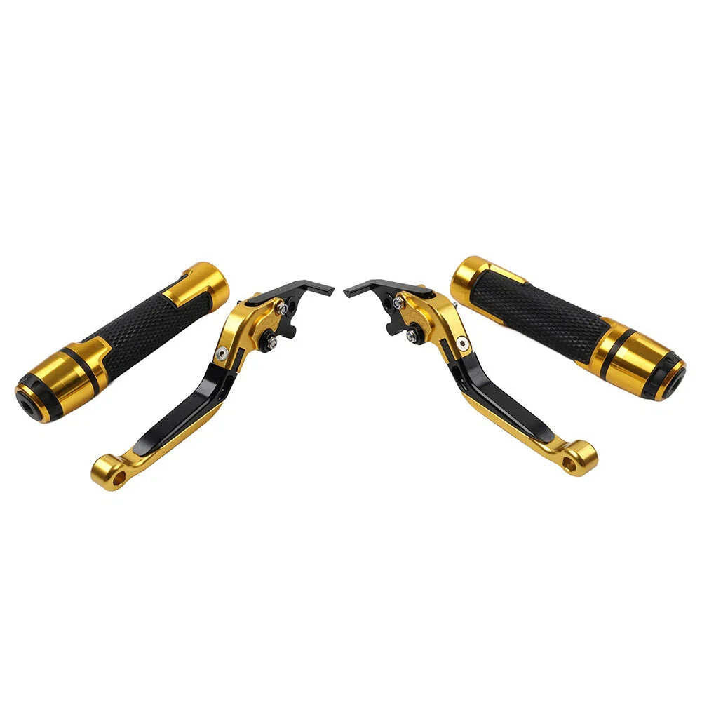 Gold Extendable Brake Clutch Levers for Honda CBR125R CBR150R (2004-2016)