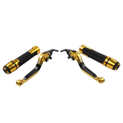 Gold Extendable Brake Clutch Levers for Honda CBR125R CBR150R (2004-2016)