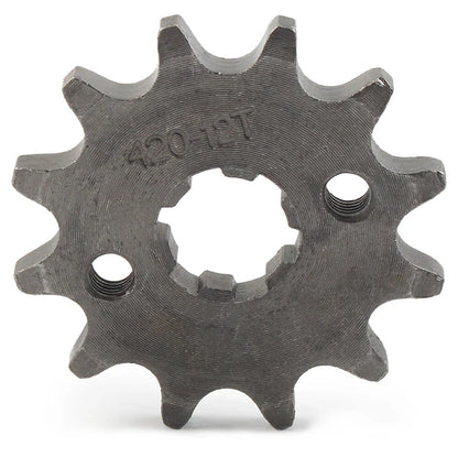 12T 17mm Front Chain Sprocket for 50cc 70cc 90cc 110cc 125cc Pit Dirt Bike ATV