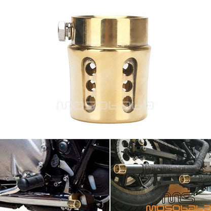 Drilled Exhaust Pipe Tip End Plug 1.75" for Harley Softail Low Rider