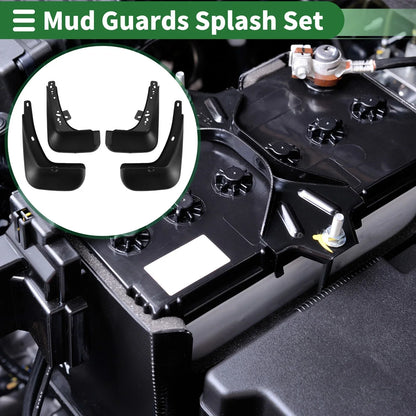 Mud Flaps Splash Guards for Hyundai Verna (2010-2014) with Mount Accessories