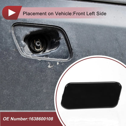Front Left Washer Nozzle Cover for Mercedes-Benz ML500 (2002-2005) Black 1 x