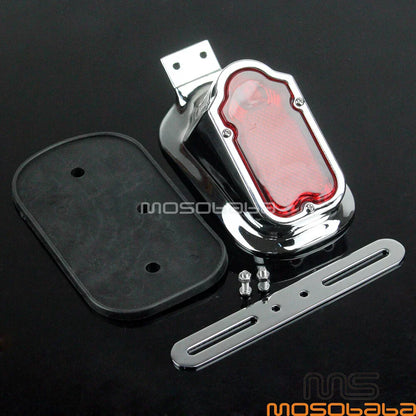 Red Tombstone Tail Light Brake Lamp for Harley Dyna Softail Sportster