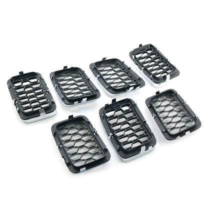 Honeycomb Mesh Grille Insert Cover Chrome for Jeep Grand Cherokee (2017-2021)