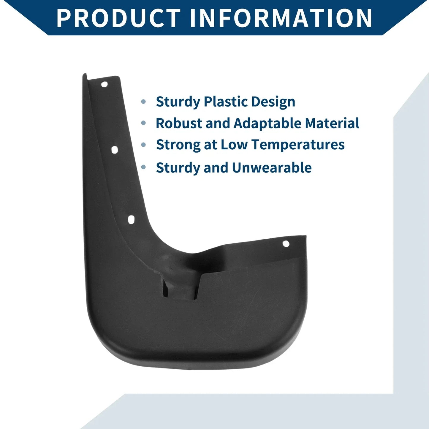 Mud Flaps Splash Guards 1 Set for Mercedes-Benz Viano Vito (2012-2015)