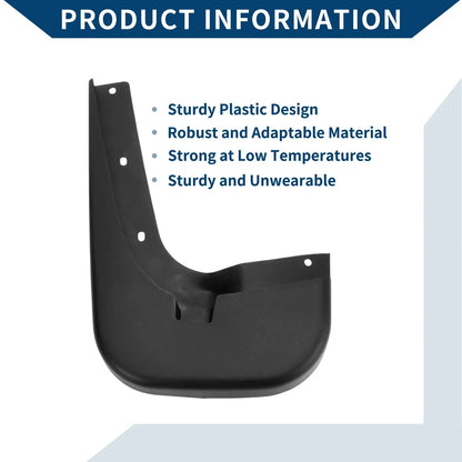 Mud Flaps Splash Guards 1 Set for Mercedes-Benz Viano Vito (2012-2015)