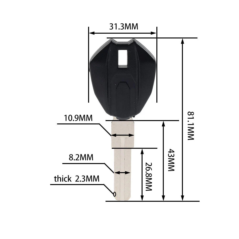 Uncut Blank Key for DUCATI Monster 659 696 795 796 1100 (2008-2015)