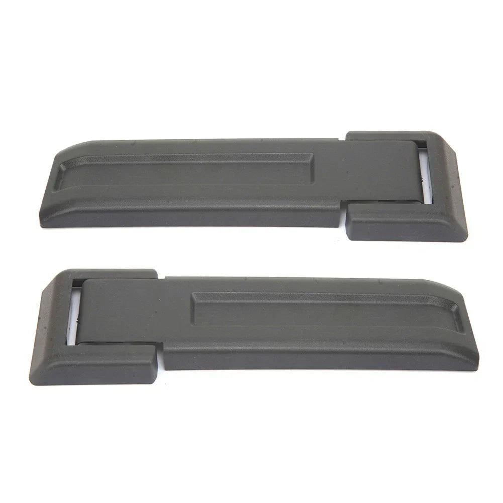 Upper Rear Tailgate Hinge Covers Black for Jeep Wrangler JK (2007-2018)