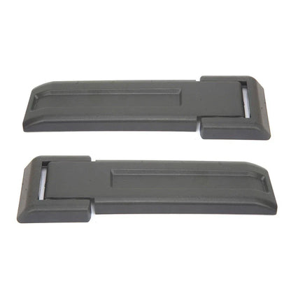 Upper Rear Tailgate Hinge Covers Black for Jeep Wrangler JK (2007-2018)