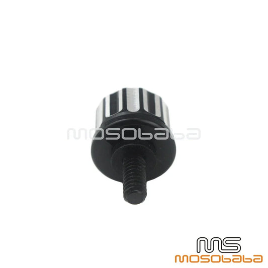 Black 6mm Rear Seat Bolt for Harley Motorcycle Models (1996-2017)