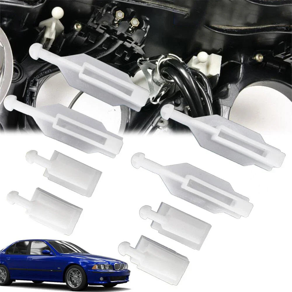 4 x Xenon Headlamp Reflector Holders for BMW E39 5 Series (2000-2003)