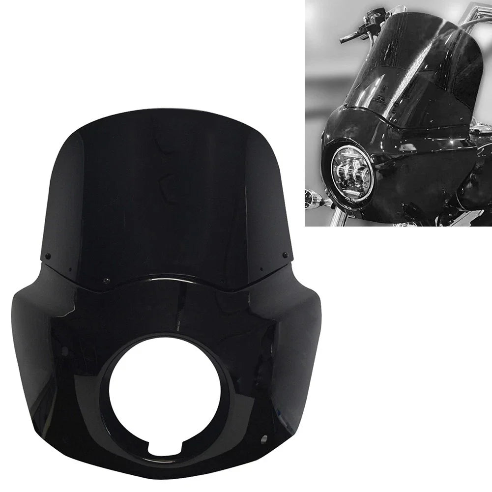 1PC 11" Headlight Fairing w/ Black Windshield for Harley Sportster 883 (11-22)
