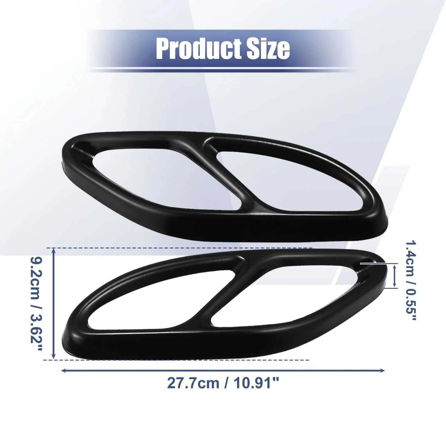 Exhaust Tail Pipe Mufflers Covers for Mercedes-Benz A Class A200 (2016-2019)