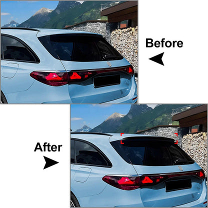 Glossy Black Rear Roof Spoiler Wing Lip for Mercedes Benz E Class Estate (24+)