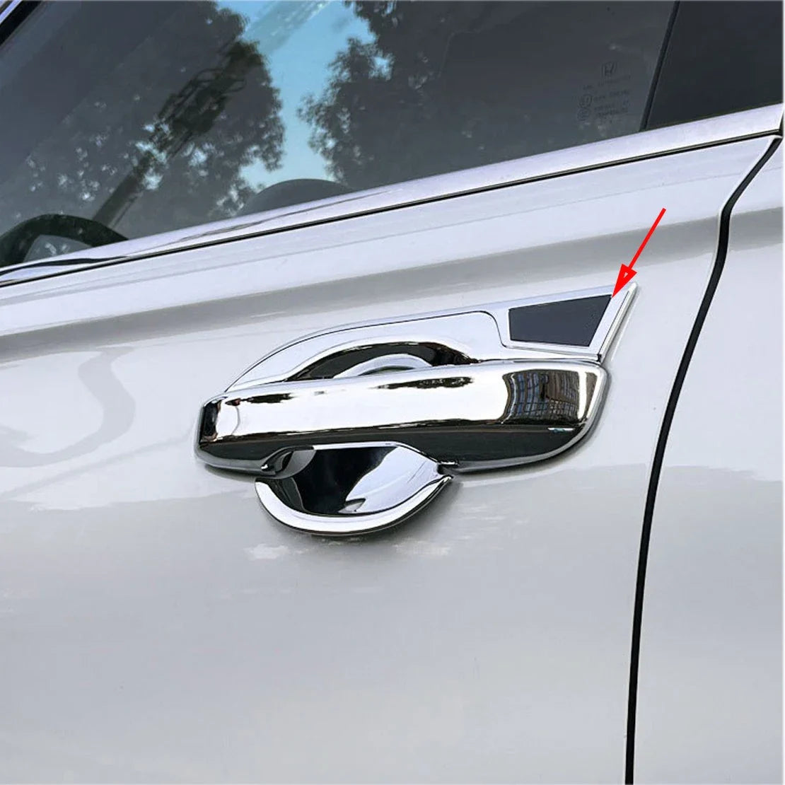 Silver Door Handle Dish Cover Frame for Honda CR-V (2023-2024)