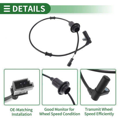 ABS Wheel Speed Sensor for Mercedes-Benz CL500 Right Rear (2003-2006)