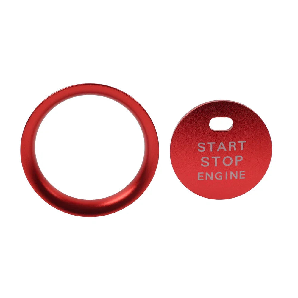 Red Engine Start Push Button Cover Ring Trim for Mazda 3 6 CX-5 (2014-2023)
