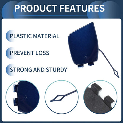 Front Bumper Tow Hook Cover for Mercedes-Benz W247 (2020-2023) Jewelry Blue