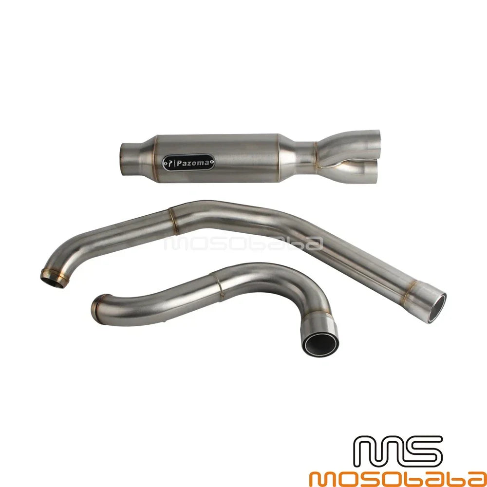 Full 2-into-1 Exhaust System for Harley Touring '17-Up (2017-2023)