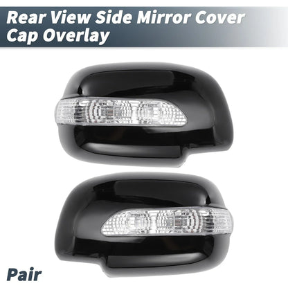 Rearview Mirror Cover Overlay Gloss Black for Lexus RX330 RX300 RX350 (2004-2006)