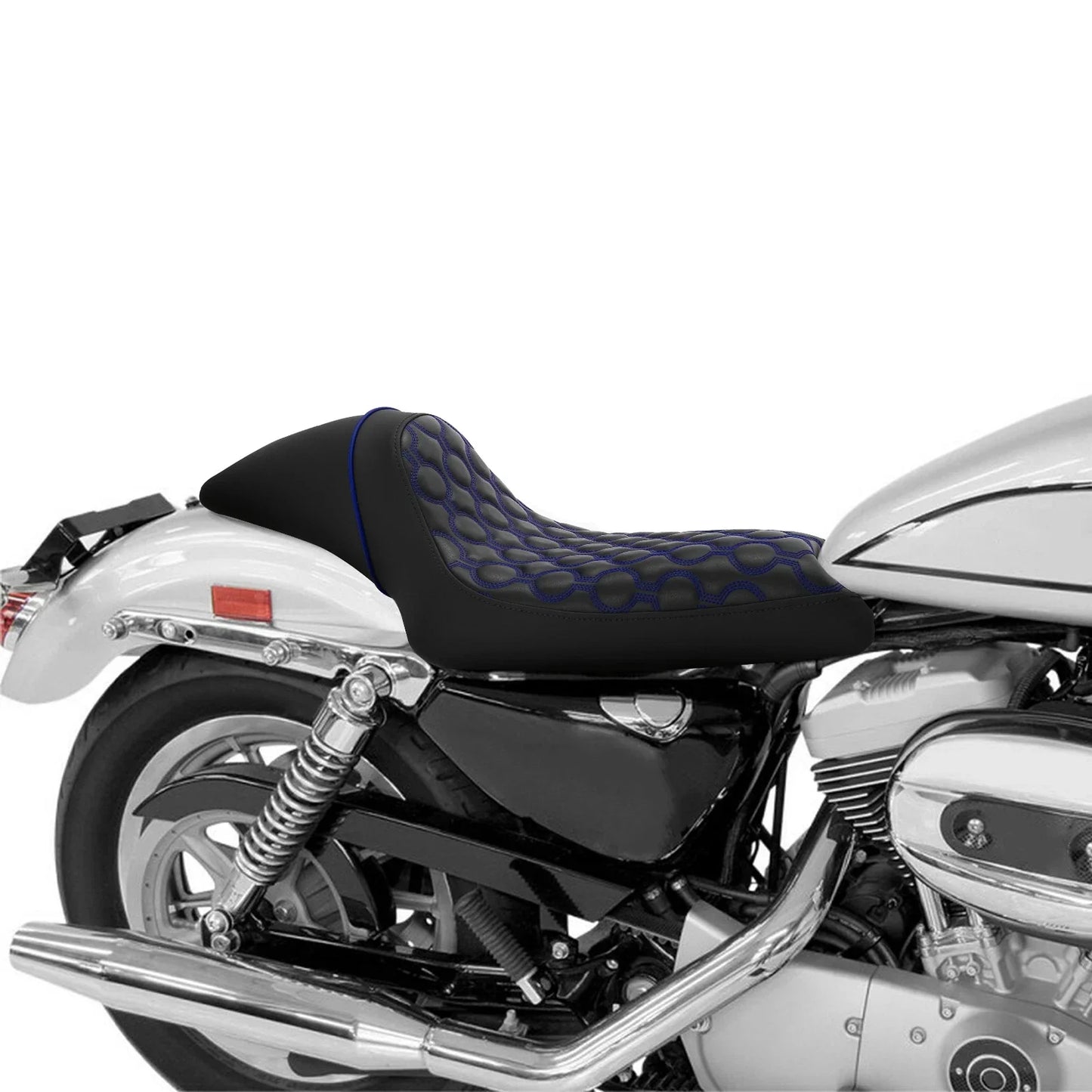Driver & Passenger Seat for Harley Sportster XL 883 1200 48 72 (2004-2022)