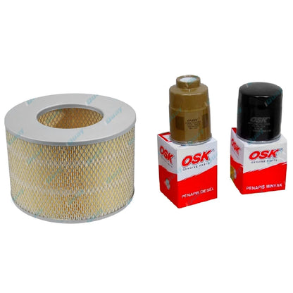 Oil Air Fuel Filter Service Kit for Toyota 1HZ 4.2L Diesel 70 75 78 80 Series