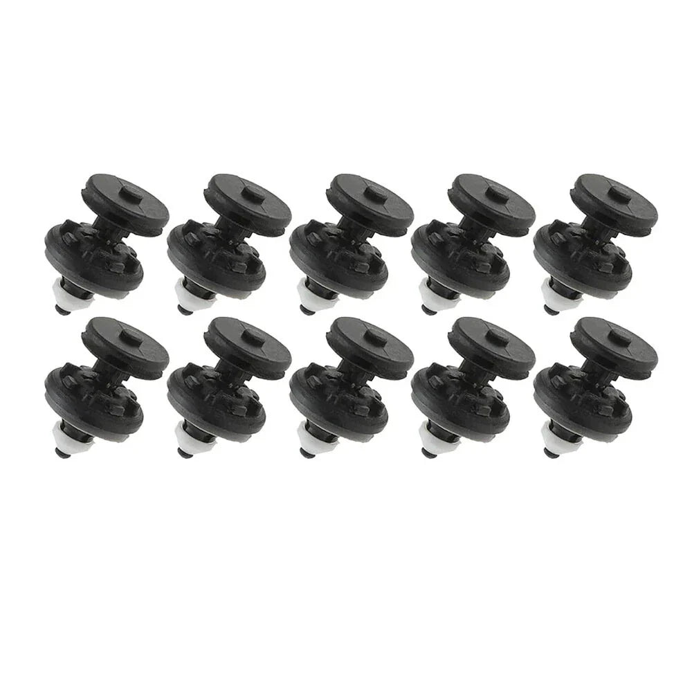 10 x Car Door Trim Panel Clips for Ford Focus, Kuga, C-MAX (2004-2023)